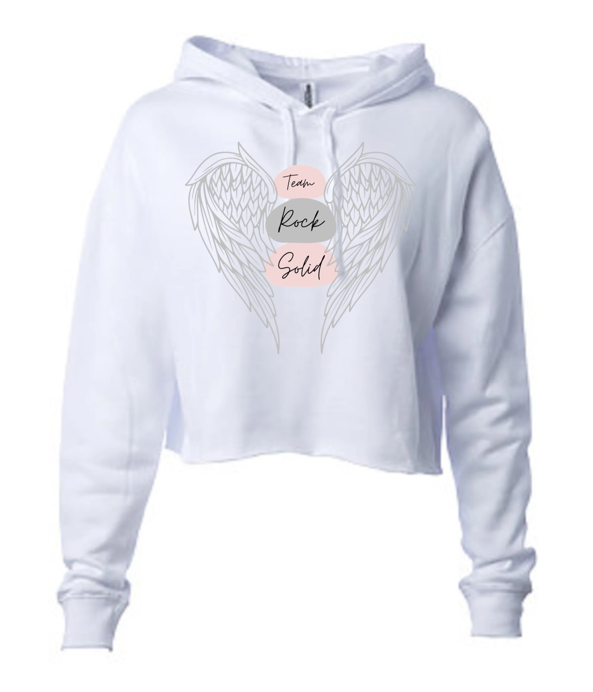 Rock Solid Ladies Crop Hoodie