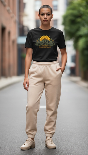 SweatinSunflowers Crop Tee