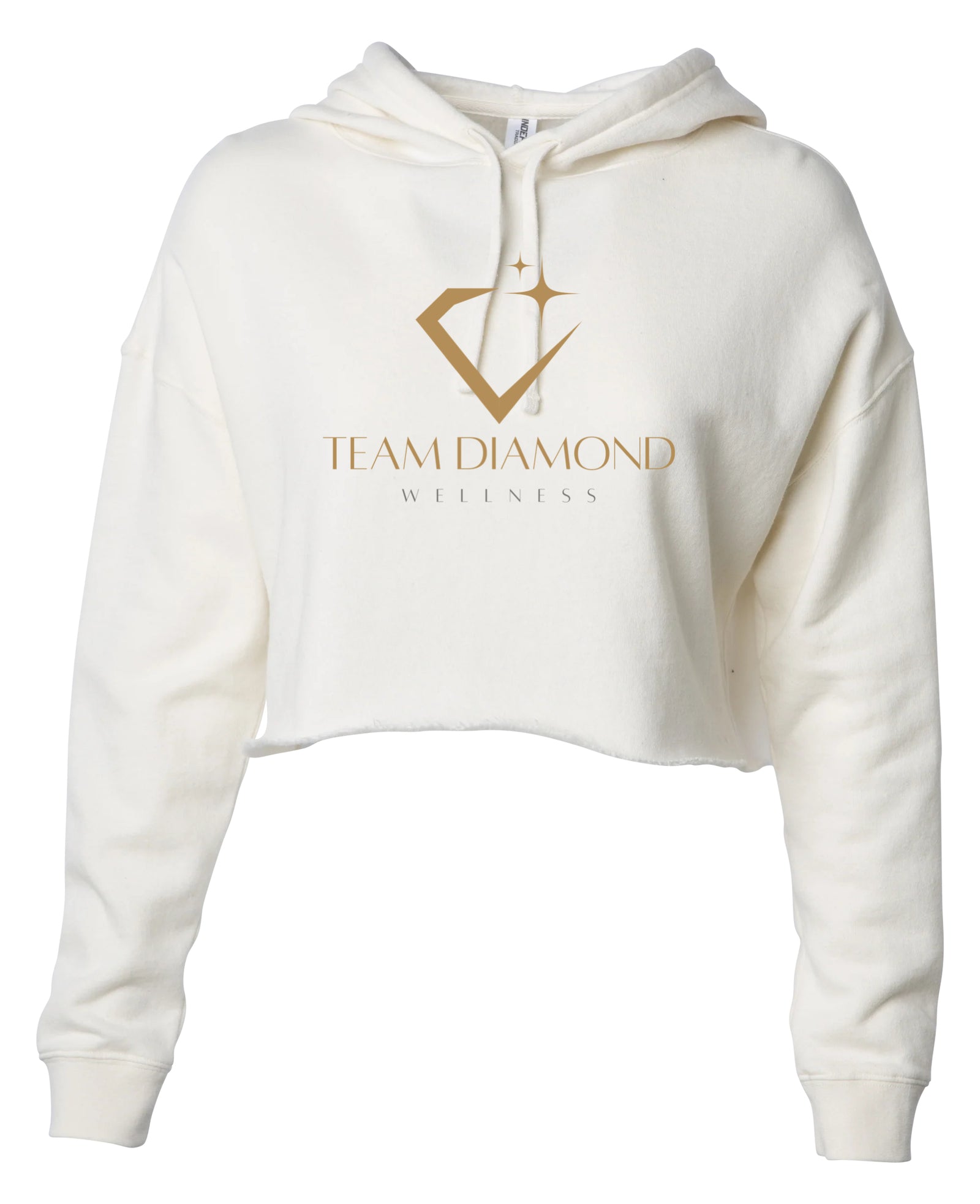 Sweat à capuche court pour femme