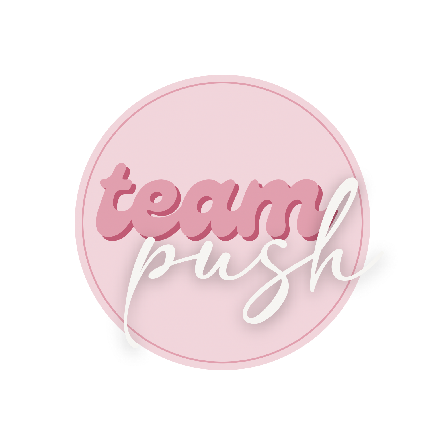 Autocollants découpés Team Push