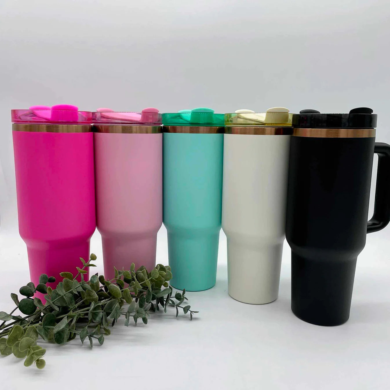 40oz Rose Gold Copper Plated Tumblers