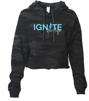 Ignite Your Life Crop Hoodie