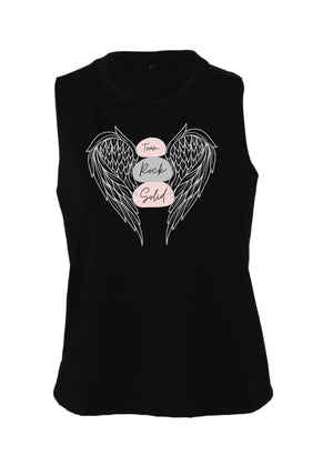 Rock Solid Ladies Crop Tank