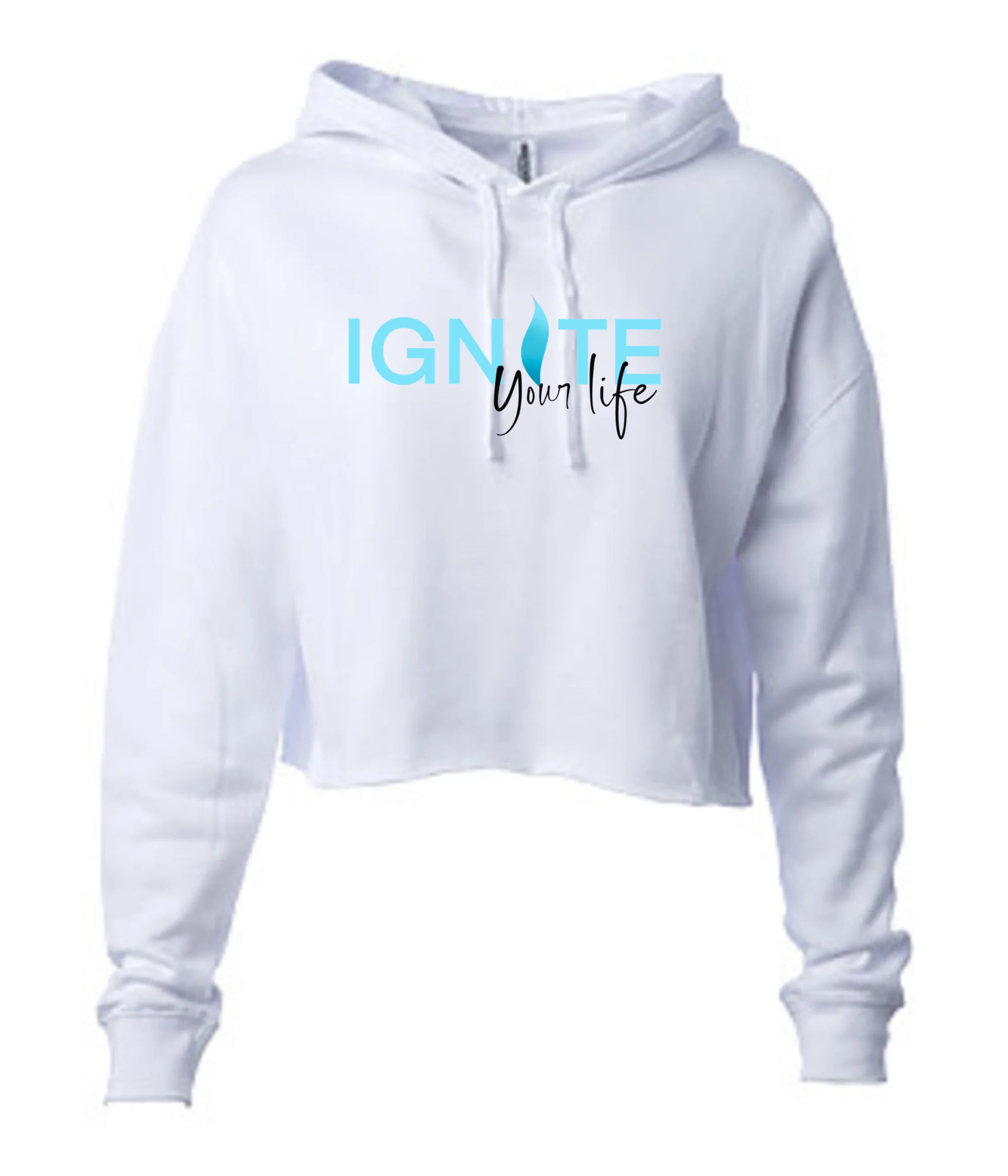 Ignite Your Life Crop Hoodie