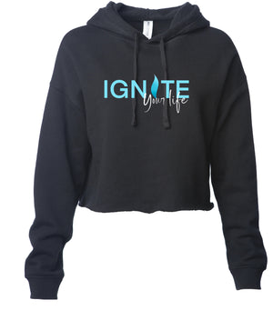 Ignite Your Life Crop Hoodie