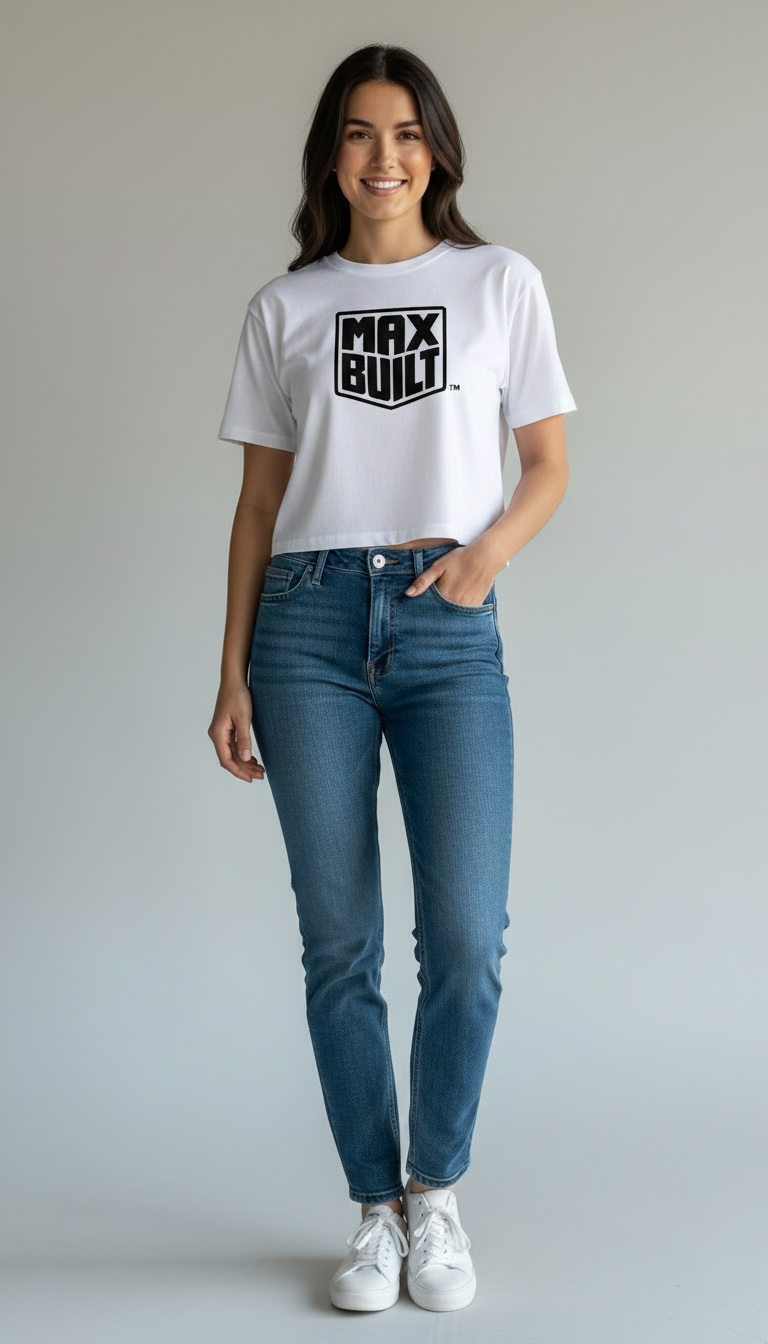 BODi MAX BUILT CROP TEE