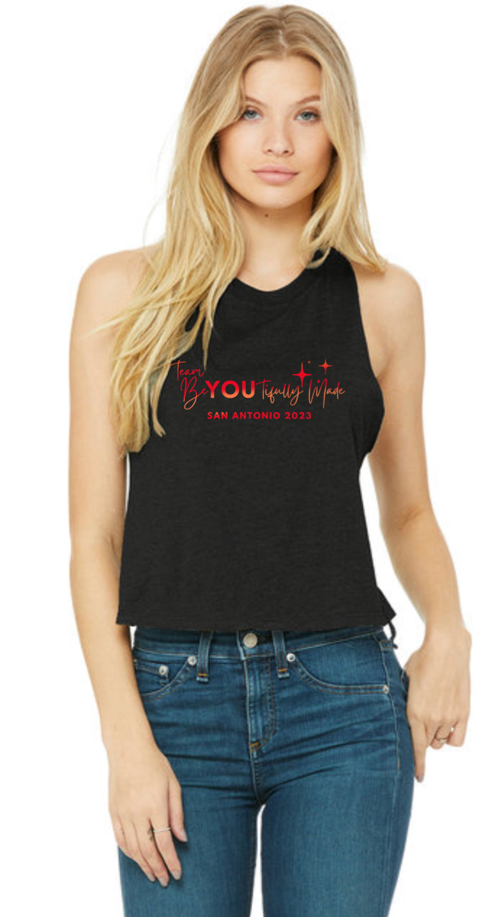 BeYOUTtifully Made & Anchored Empire Crop Tank