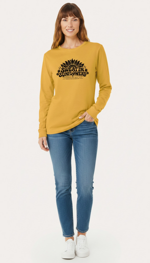 SweatinSunflowers Unisex Long Sleeve Tee