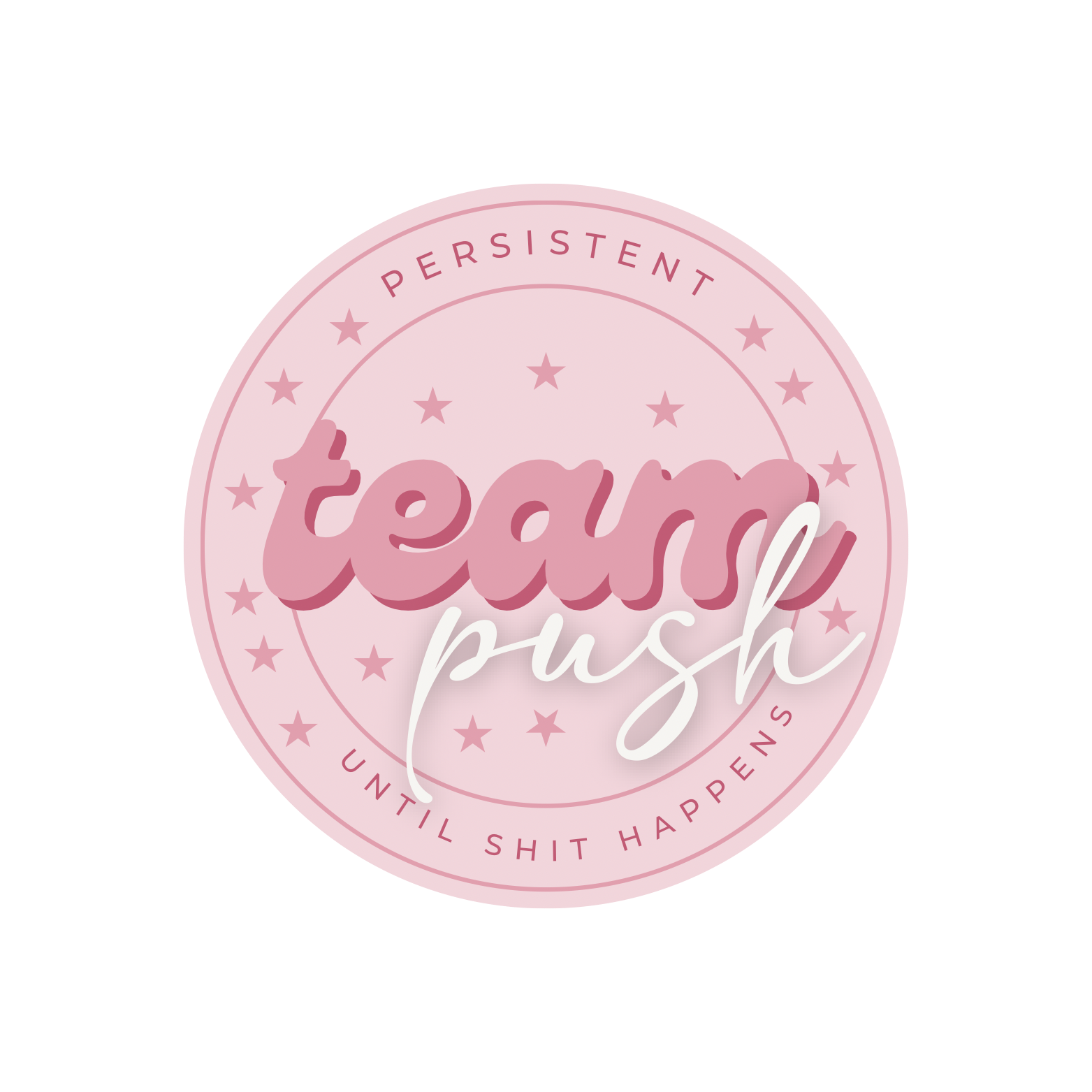 Autocollants découpés Team Push