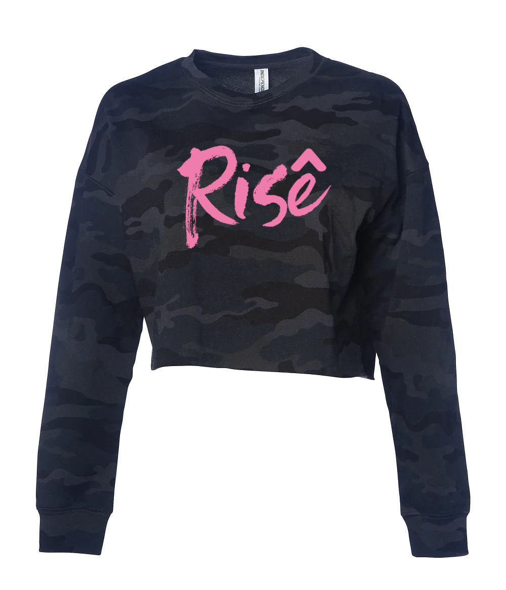 Rise Up Ladies Crop Crew