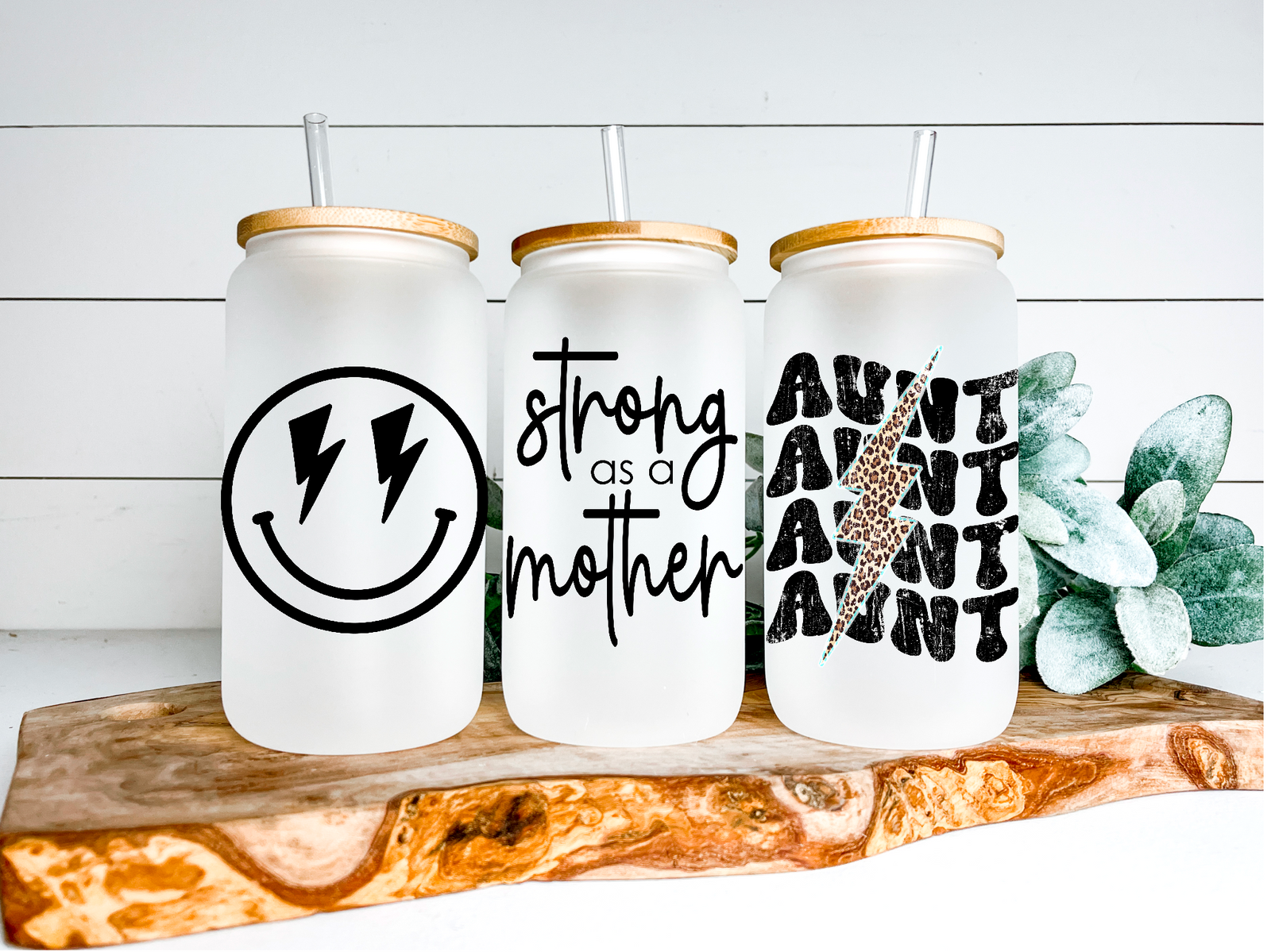 Verres à canettes variés