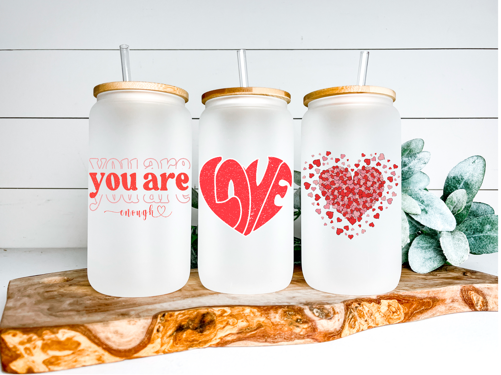 Verres à canettes variés