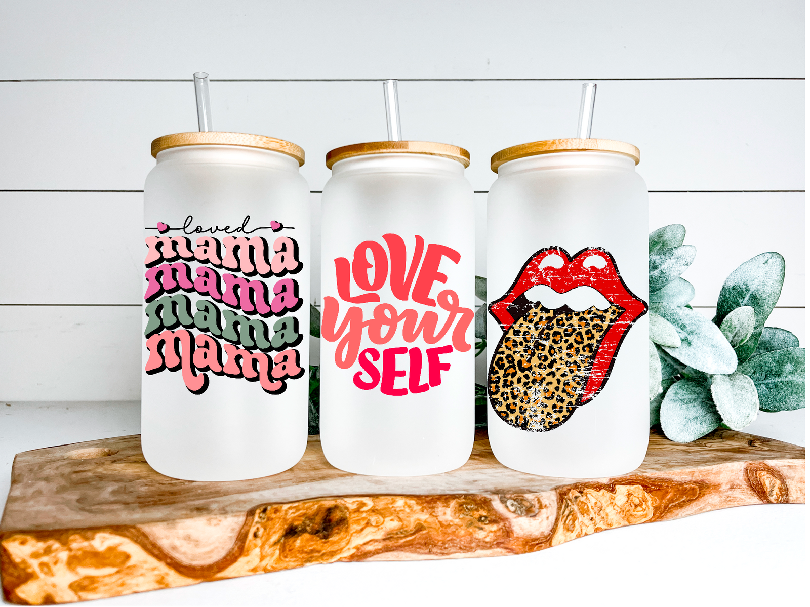 Verres à canettes variés