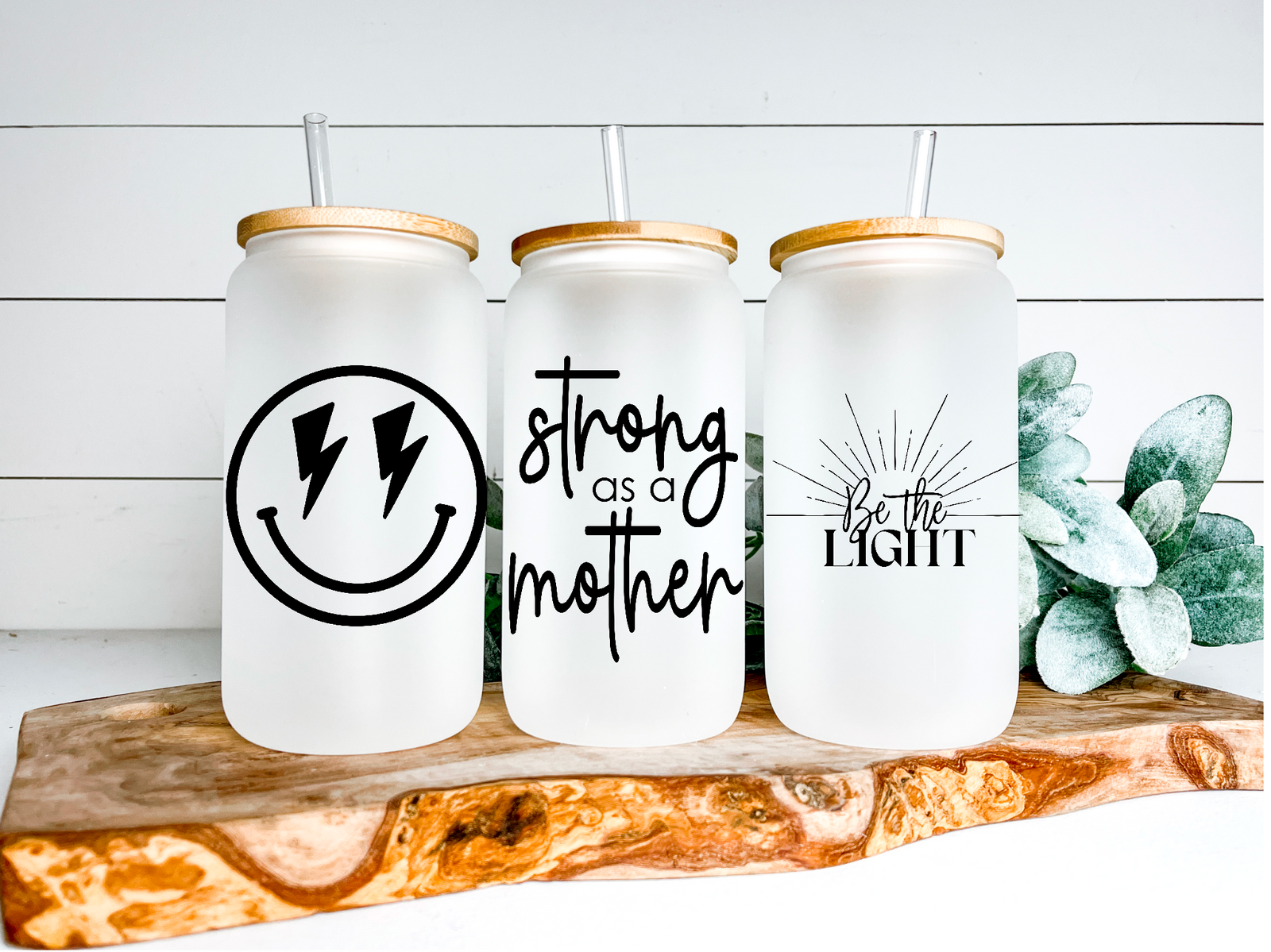 Verres à canettes variés