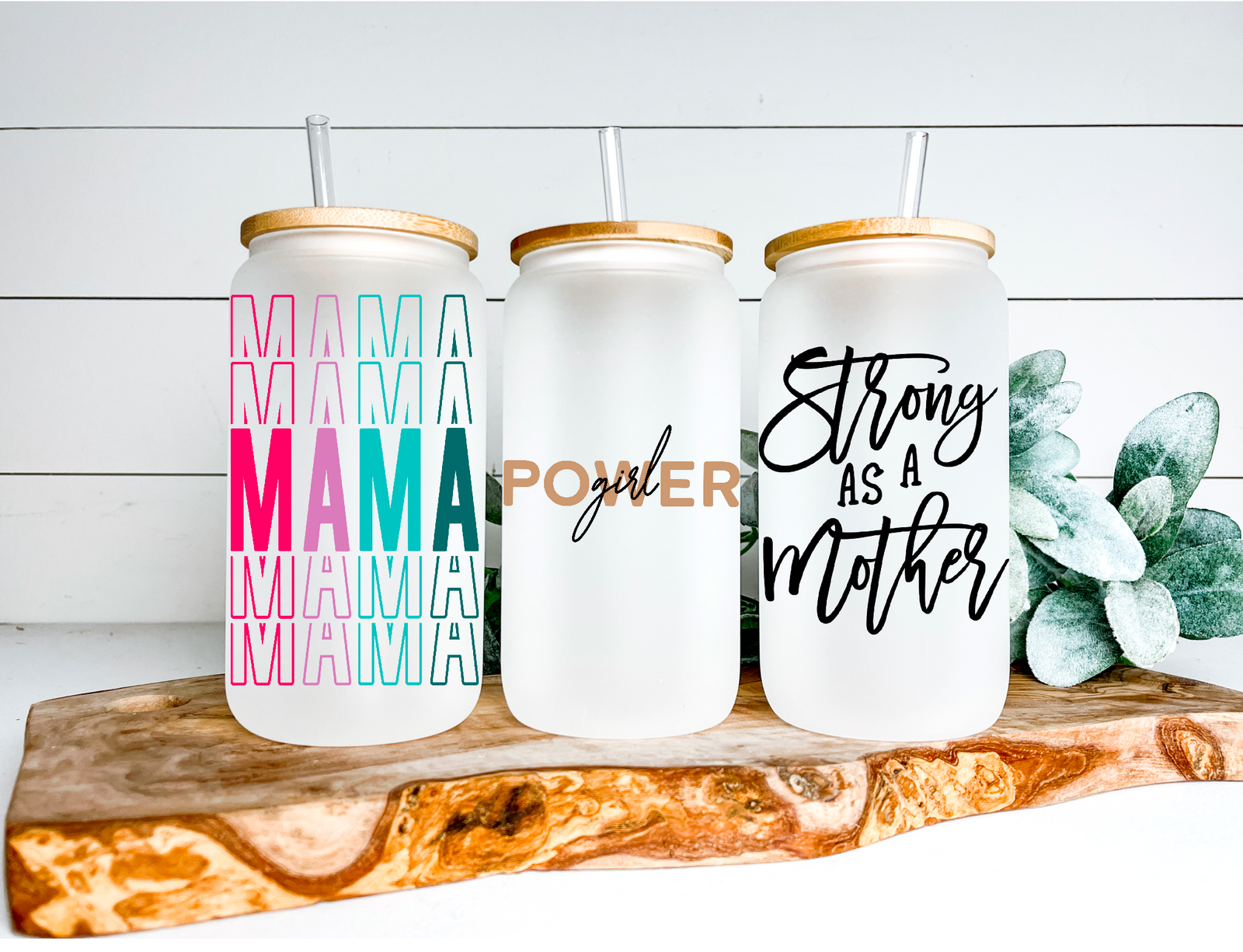 Verres à canette givrés 