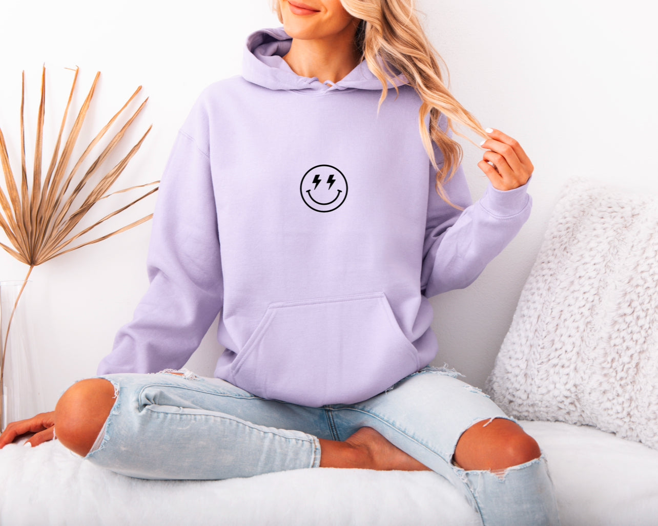 Smile Heavyweight Hoodie - Fitsweatlife