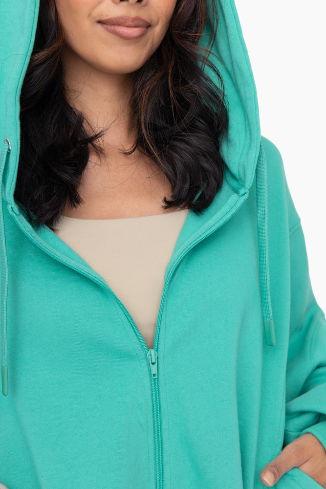 Oversized Zip Up Hoodie