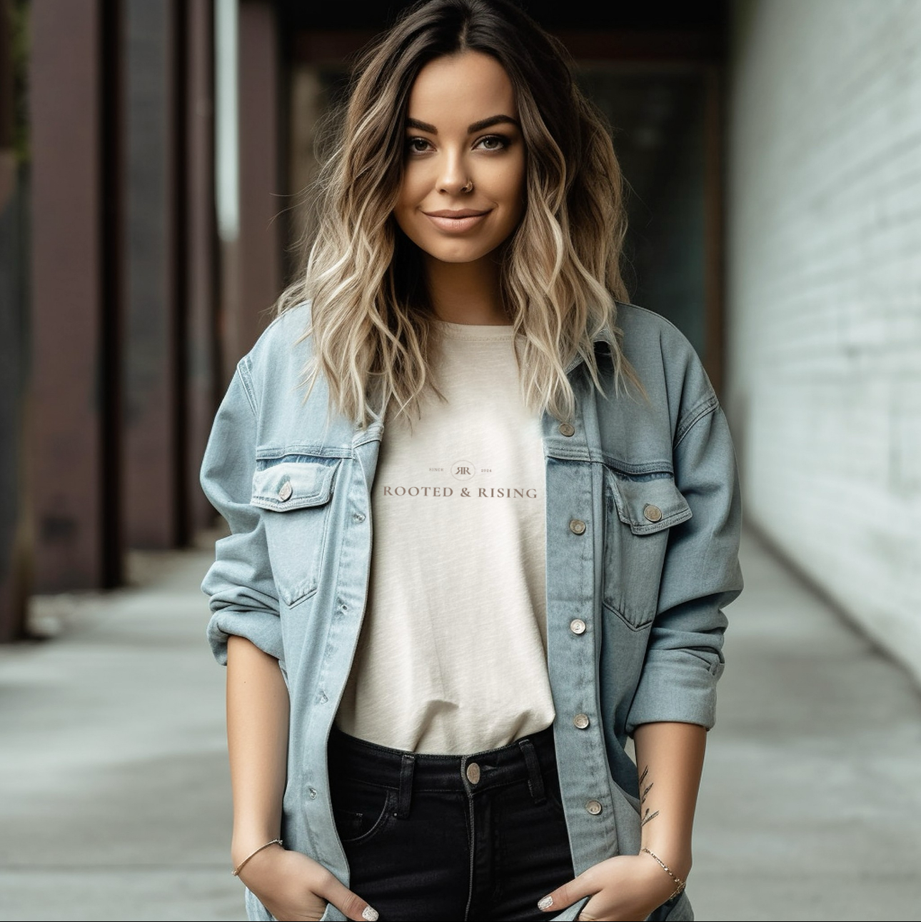 T-shirt Team Rooted &amp; Rising Triblend