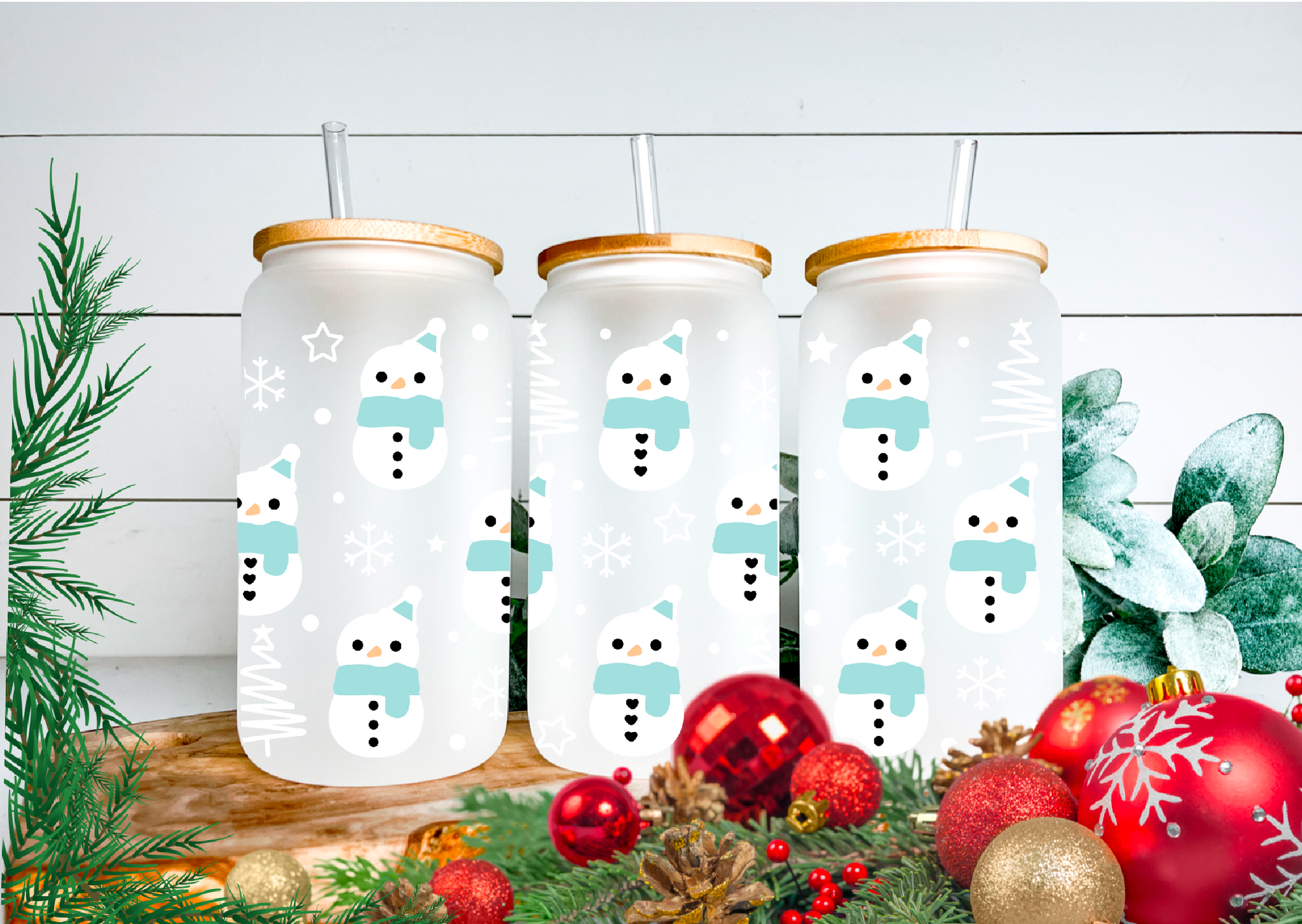 Xmas Collection Wraps - Can Glasses