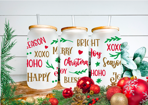 Xmas Collection Wraps - Can Glasses