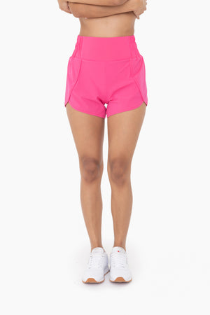 HIGHWAIST ATHLEISURE SPLIT SHORTS