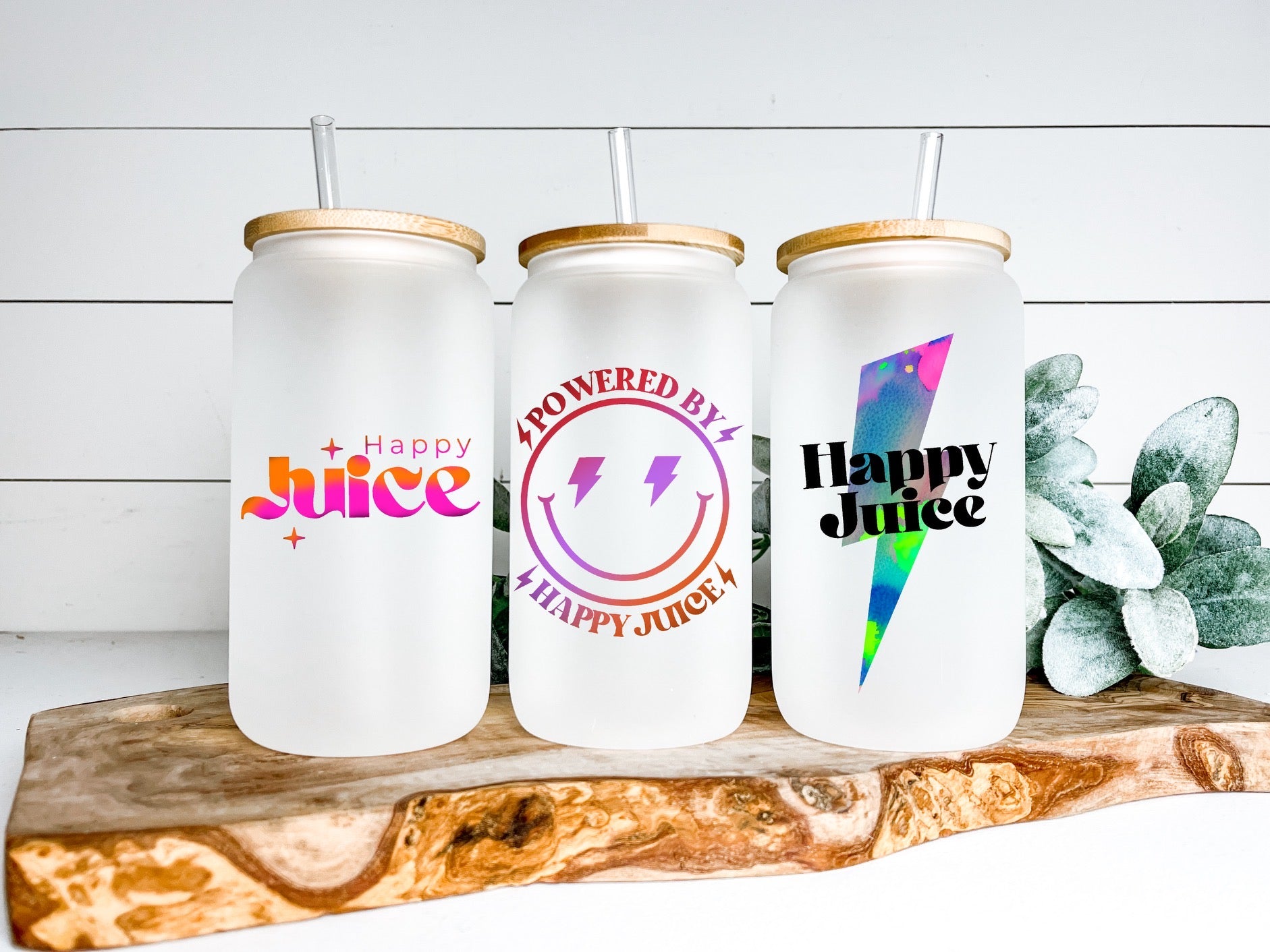 Happy Juice Can Glasses