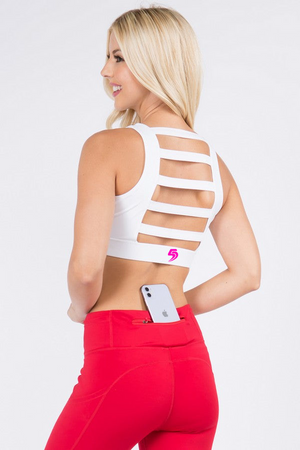 5D Lattice Open Back Bra