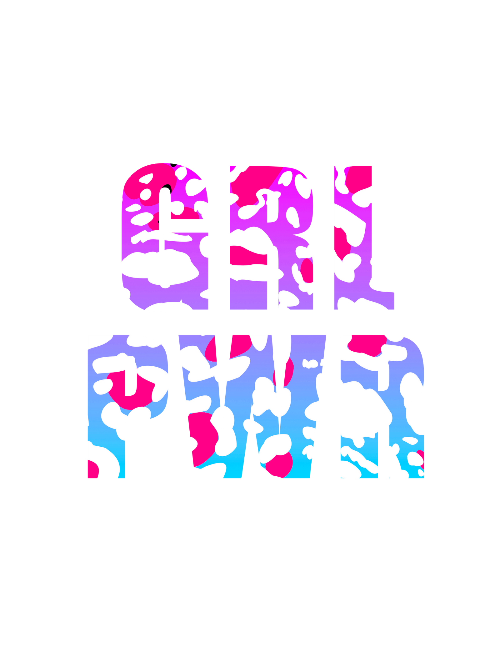 Autocollants GRL PWR UV DTF