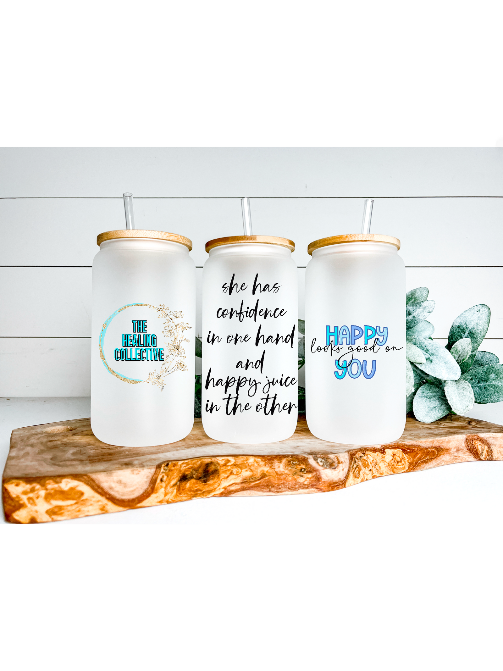 Verres à canette du Healing Collective