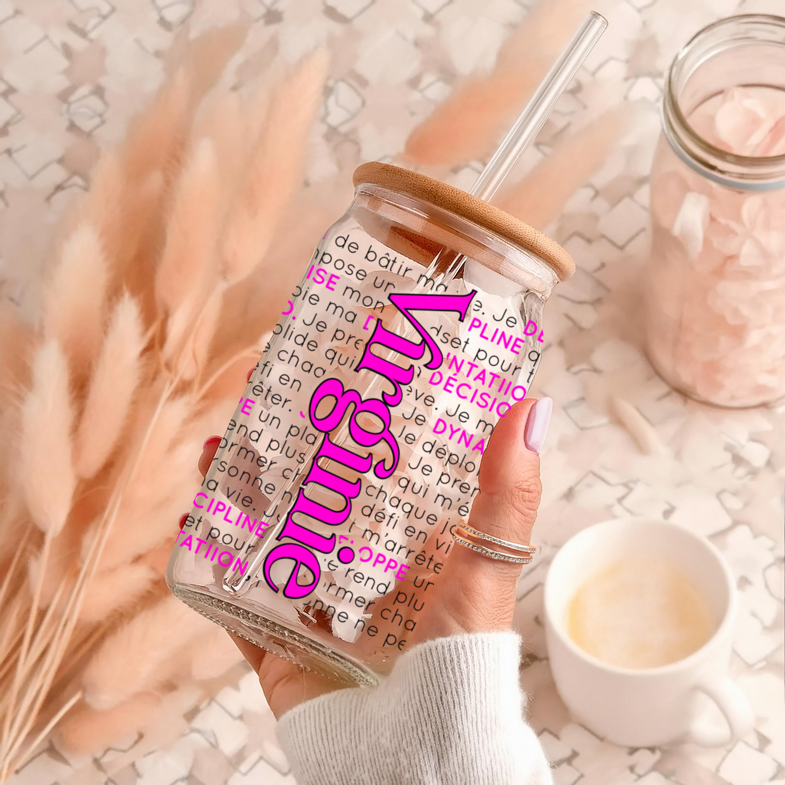 Verre personnalisé 5D pour canette (Nom)