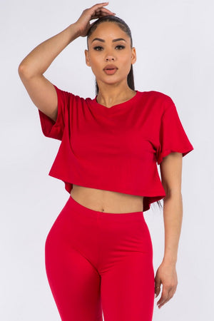 Activewear Crop Tee