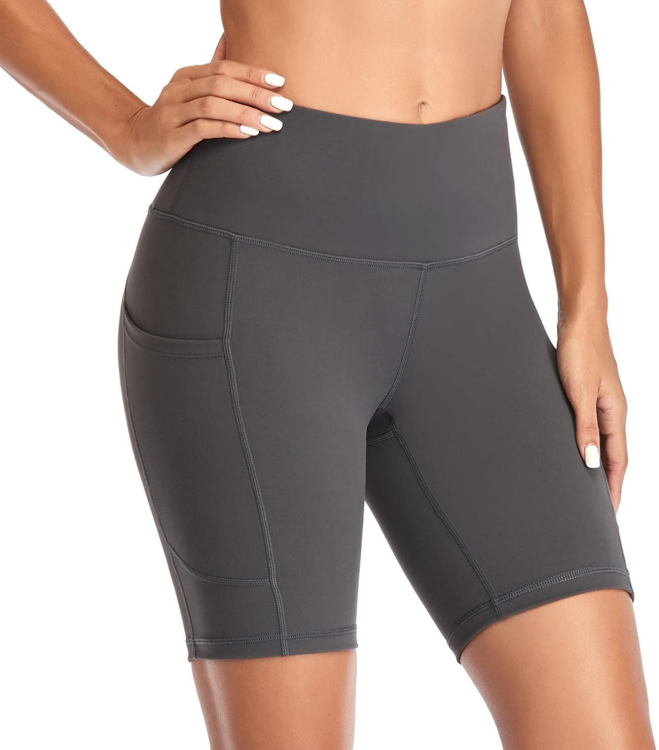 Short cycliste essentiel à bande fuselée 5D