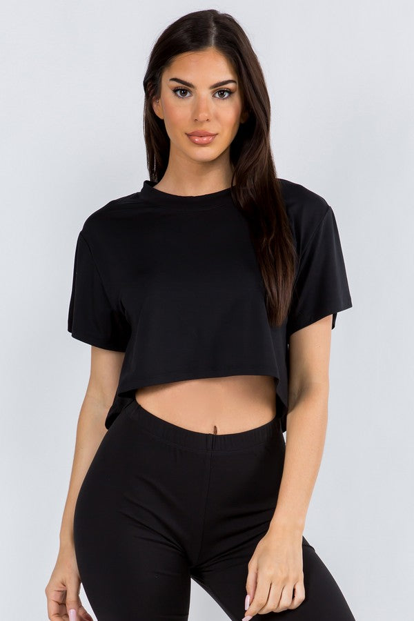 Activewear Crop Tee