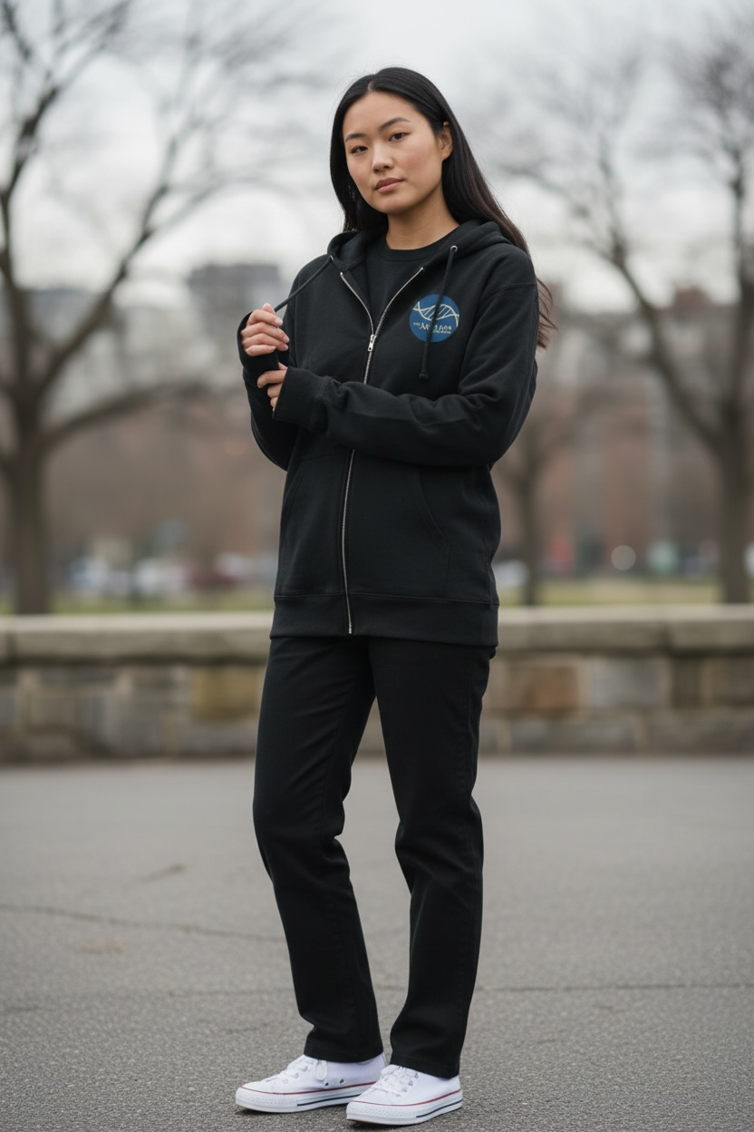 TAP Unisex Full Zip Up Hoodie