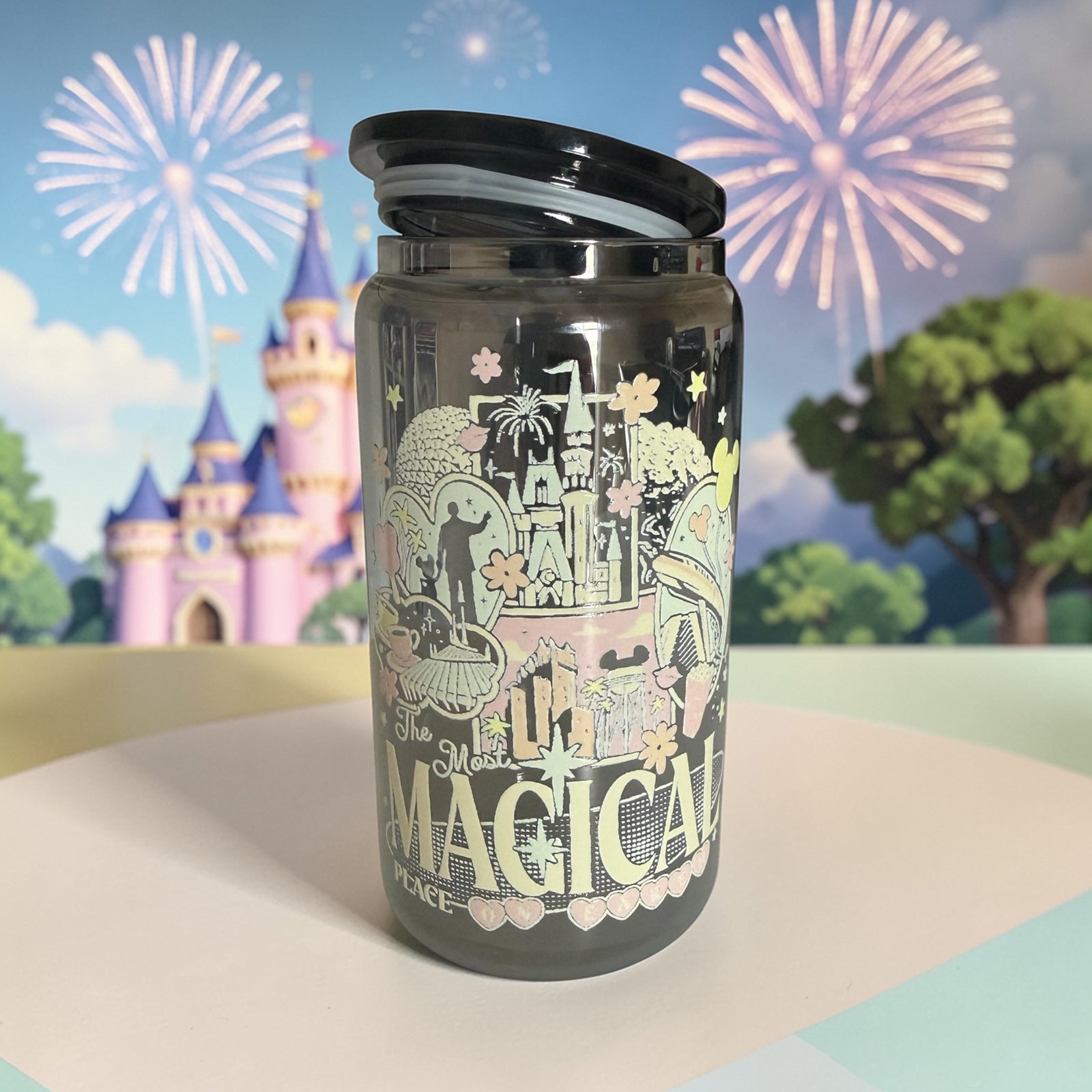 The Happiest Place Mirror Can Glass