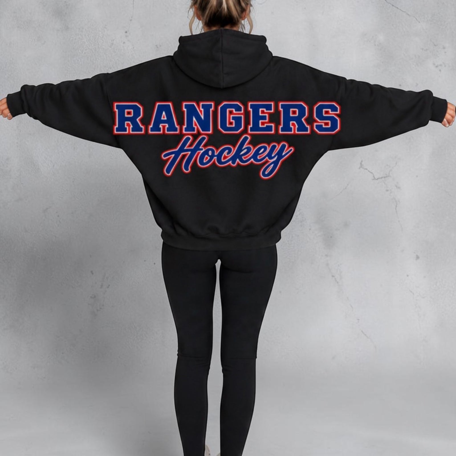 RANGERS BIG BACK Youth Heavyweight Hoodie