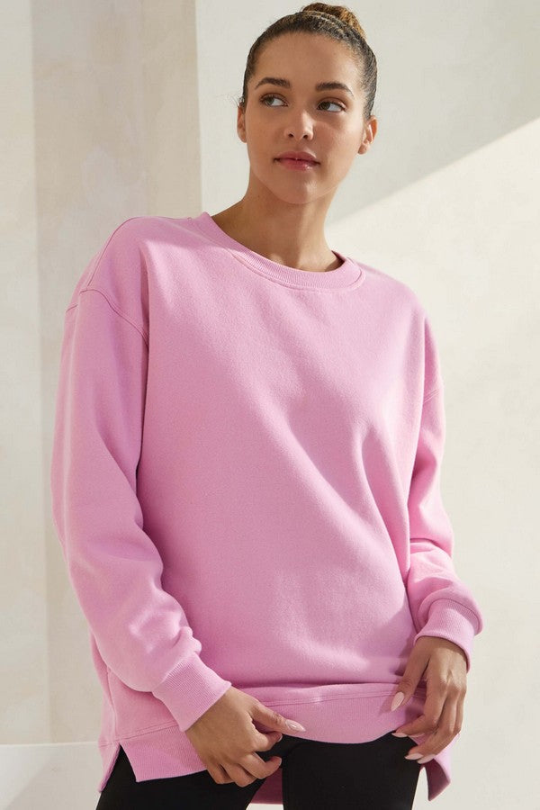 Womens Cozy Oversized Crew