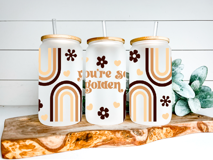 Tu es en or Canette Verre 