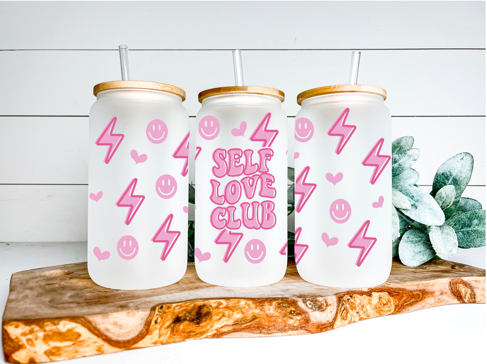 Club d'amour de soi Canette Verre 