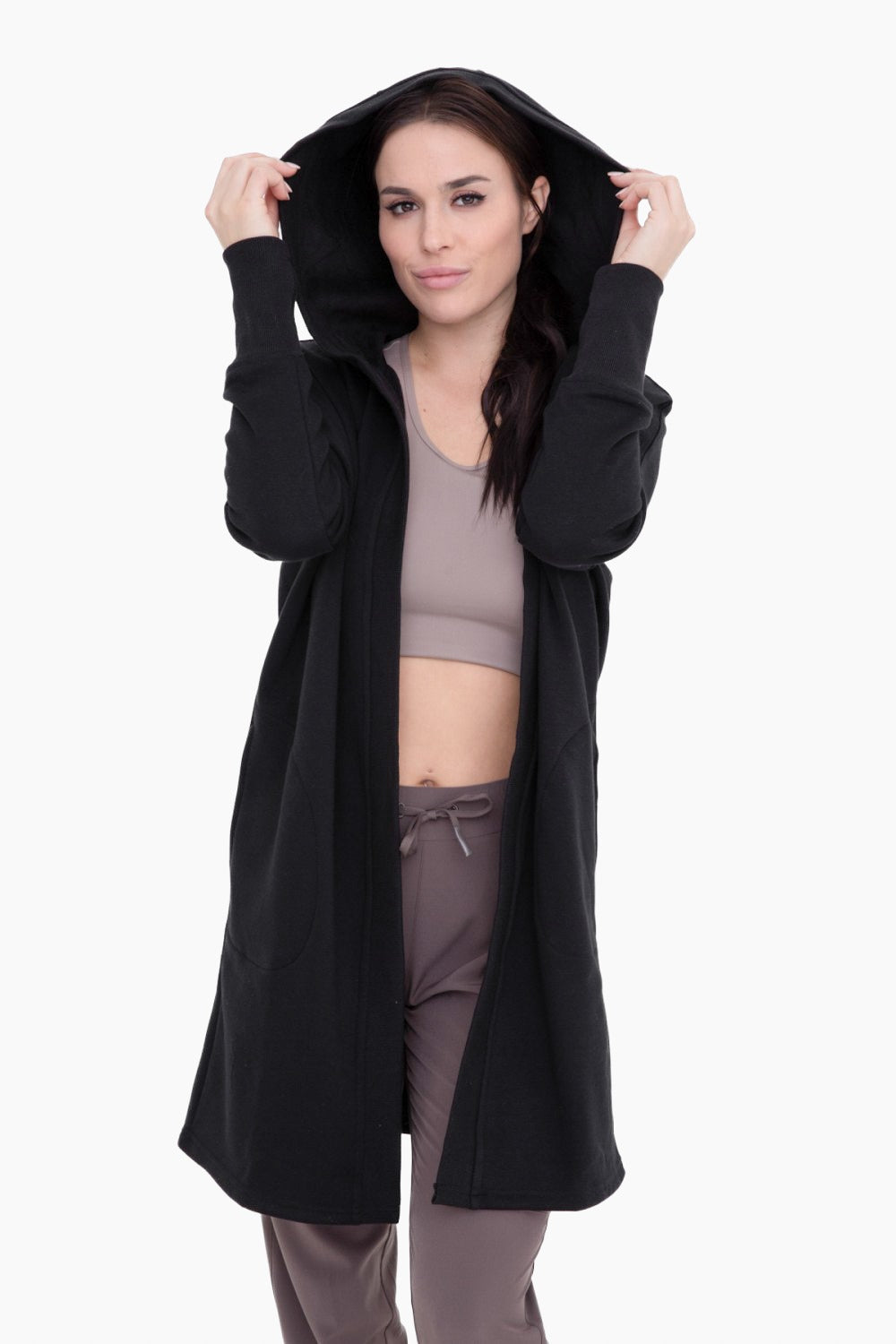 Longline Open Cardigan