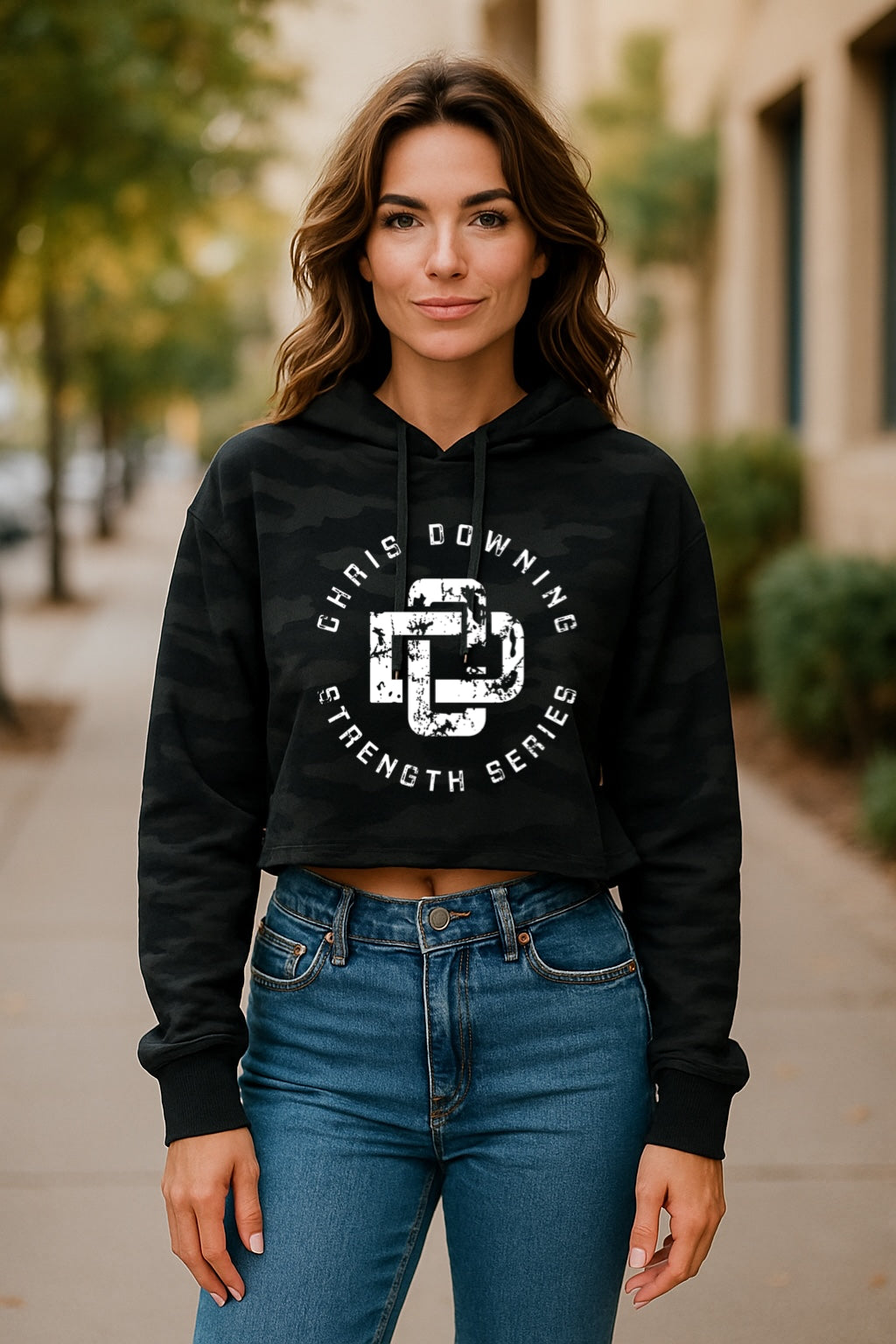 Sweat à capuche court Strength Series