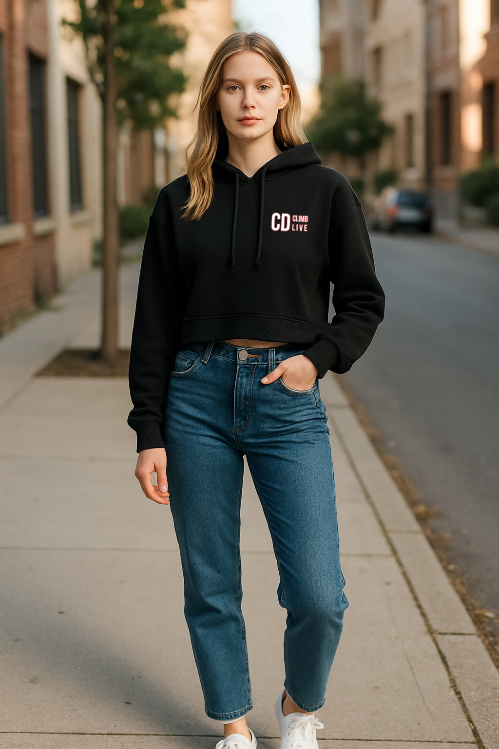 Sweat à capuche court Strength Series