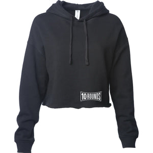 Sweat à capuche court pour femmes BODi 10 ROUNDS