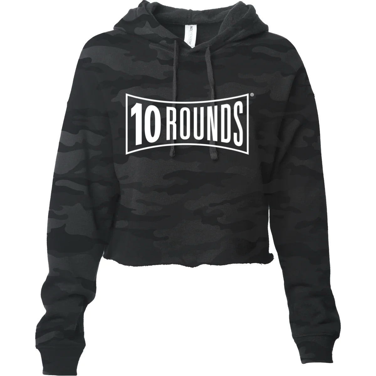 Sweat à capuche court pour femmes BODi 10 ROUNDS