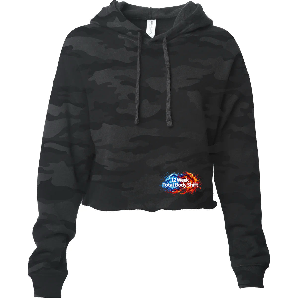 12 Week Total Body Shift Crop Hoodie
