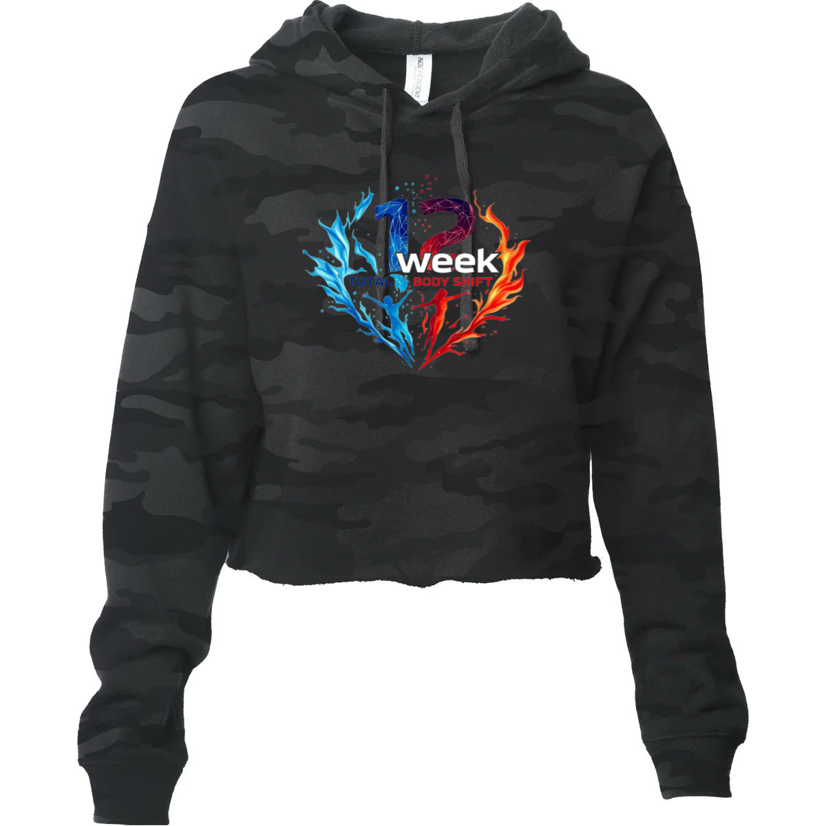 12 Week Total Body Shift Crop Hoodie
