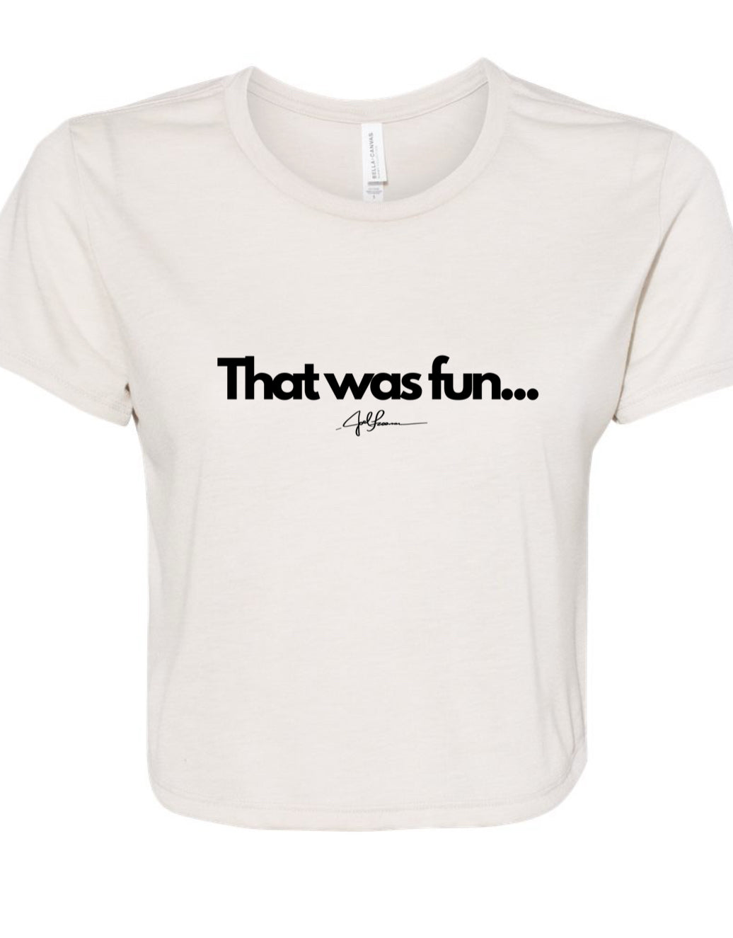 Joel-ism "That was FUN"