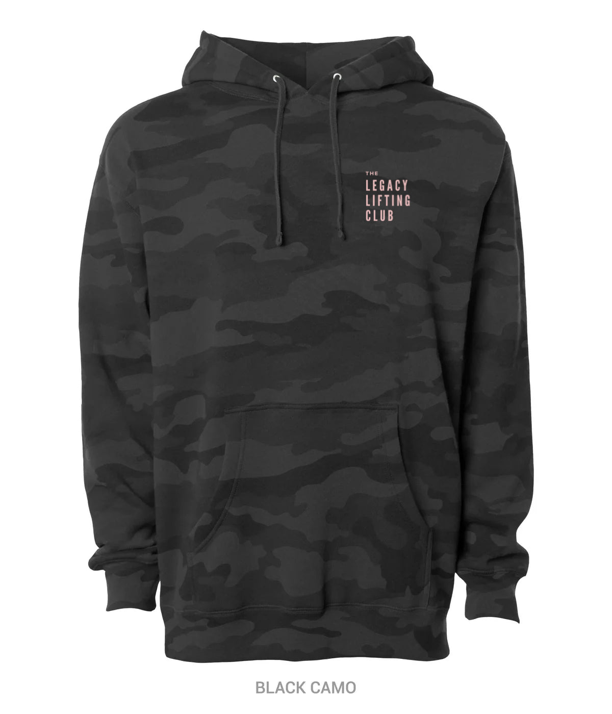 Sweat à capuche The Legacy Lifting Club Collage Noir Camouflage (Modèle de groupe)