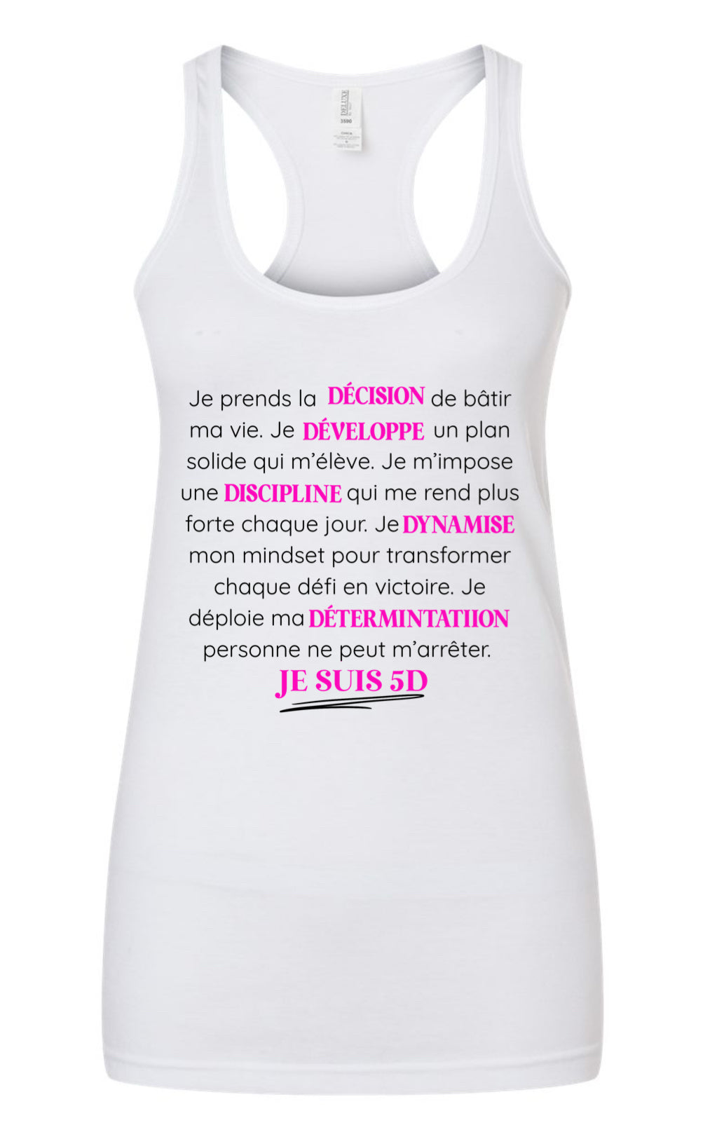 Débardeur dos nageur 5D pour femmes 