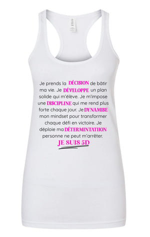 5D Ladies Racerback Tank